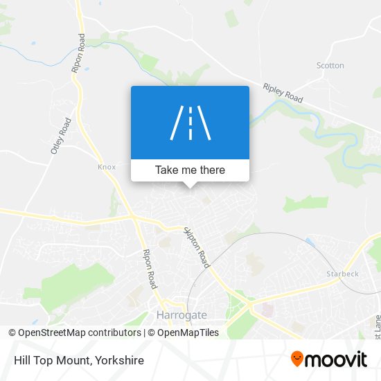Hill Top Mount map
