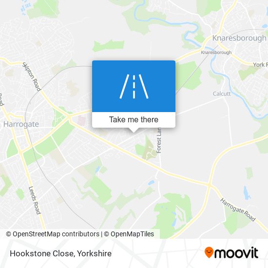 Hookstone Close map