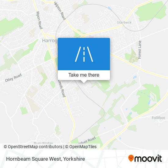 Hornbeam Square West map