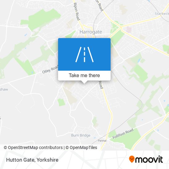 Hutton Gate map