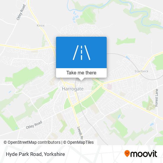 Hyde Park Road map