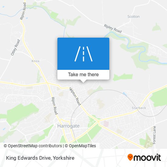 King Edwards Drive map