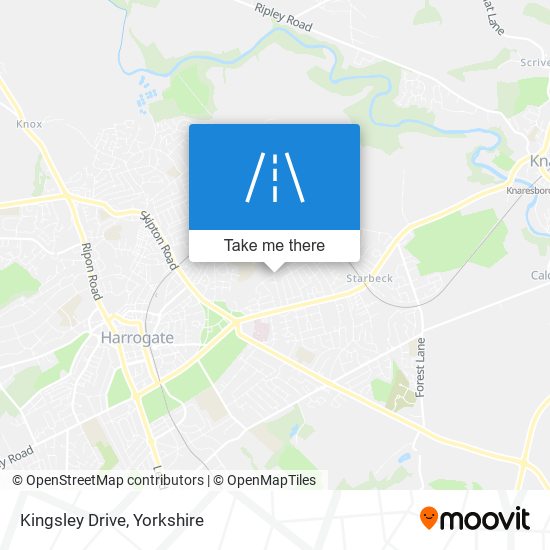 Kingsley Drive map