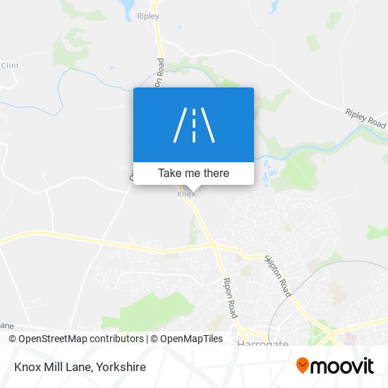 Knox Mill Lane map