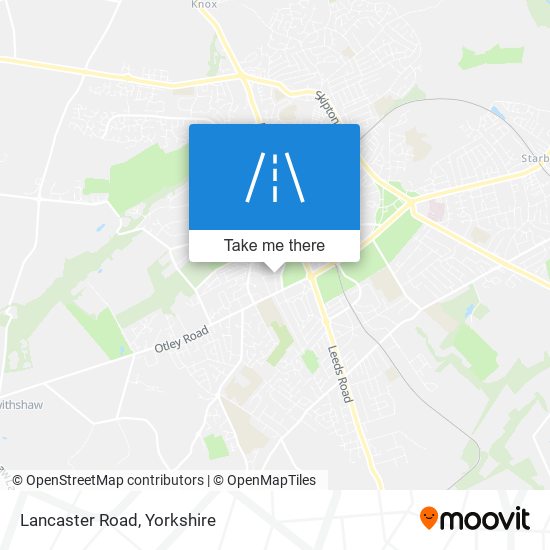 Lancaster Road map