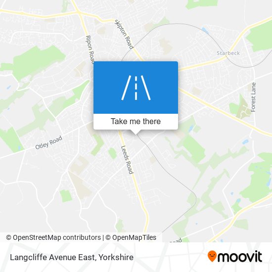 Langcliffe Avenue East map