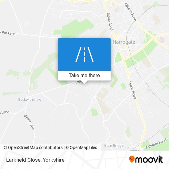 Larkfield Close map