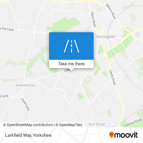 Larkfield Way map