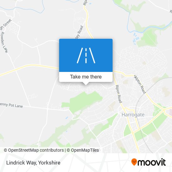 Lindrick Way map