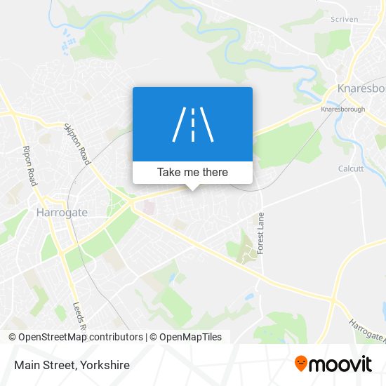 Main Street map