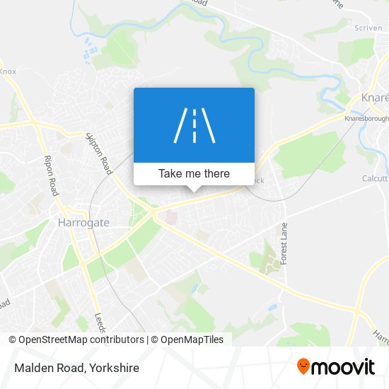 Malden Road map