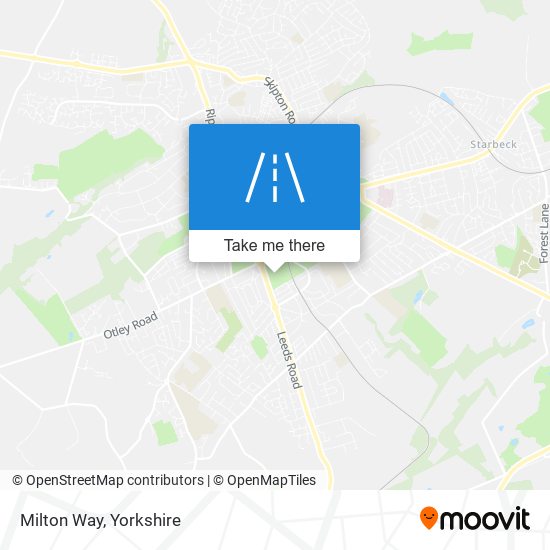 Milton Way map