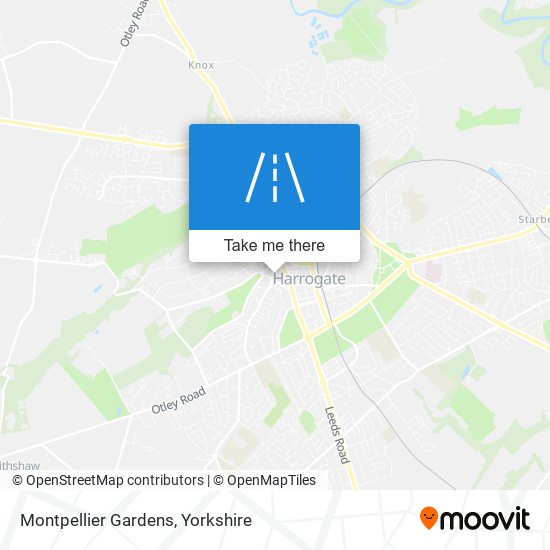 Montpellier Gardens map