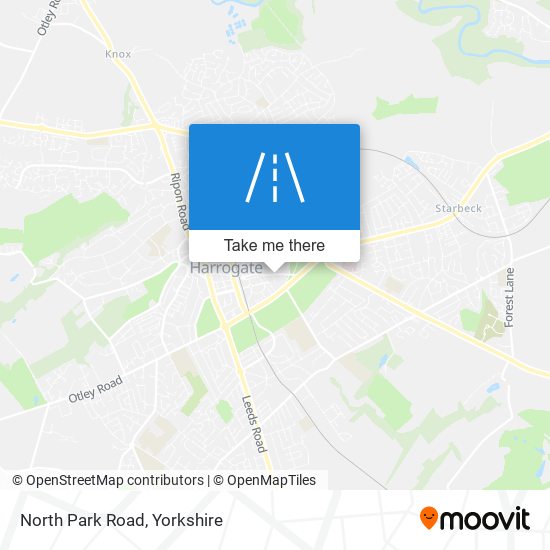 North Park Road map