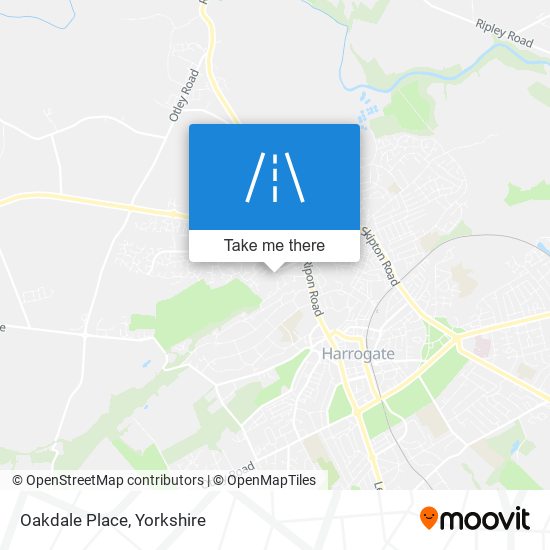 Oakdale Place map