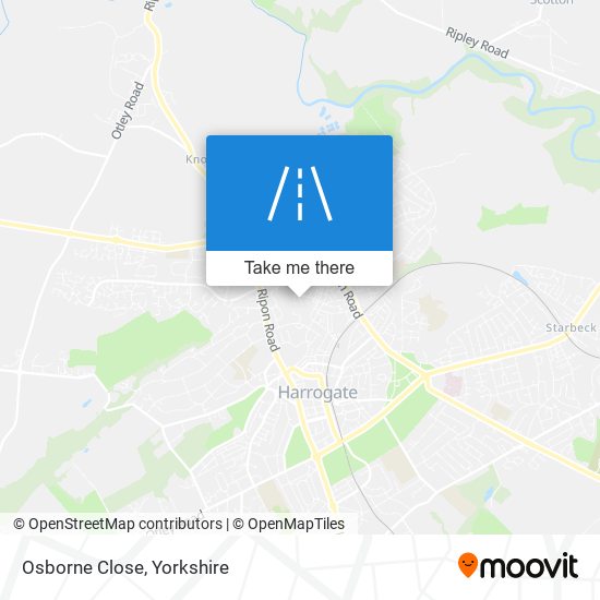 Osborne Close map