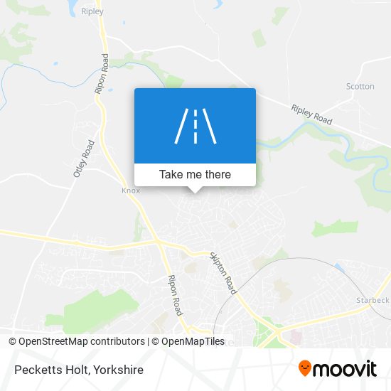 Pecketts Holt map