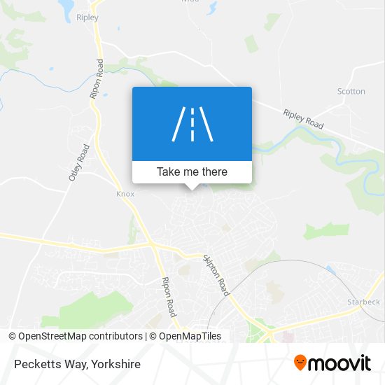 Pecketts Way map