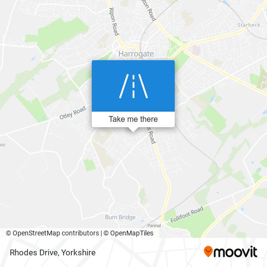 Rhodes Drive map