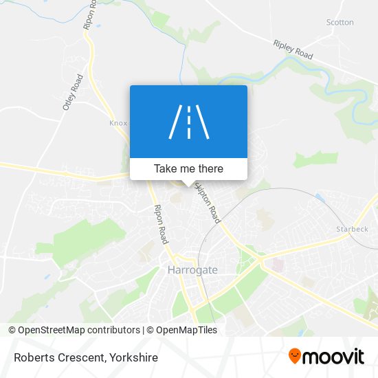 Roberts Crescent map