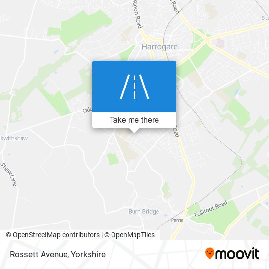 Rossett Avenue map