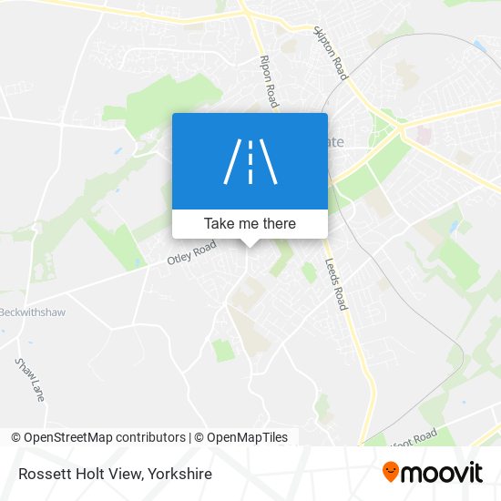 Rossett Holt View map
