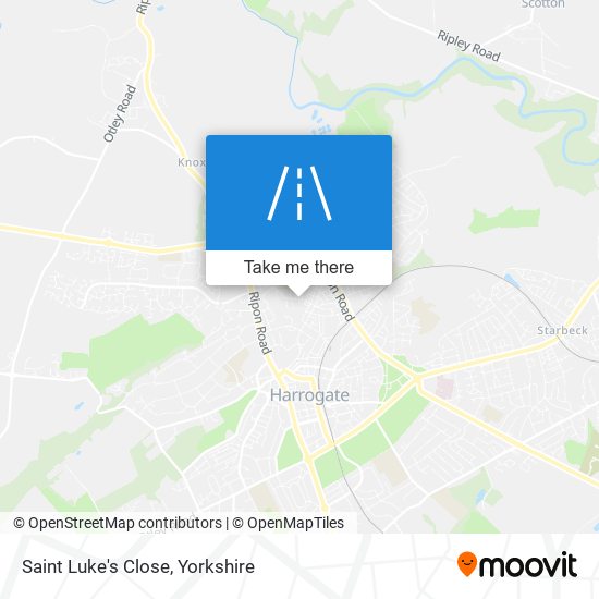 Saint Luke's Close map