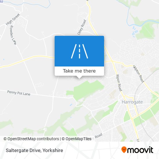 Saltergate Drive map