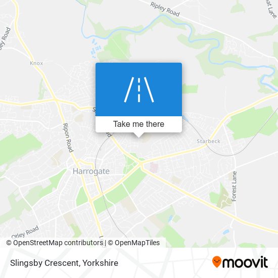 Slingsby Crescent map