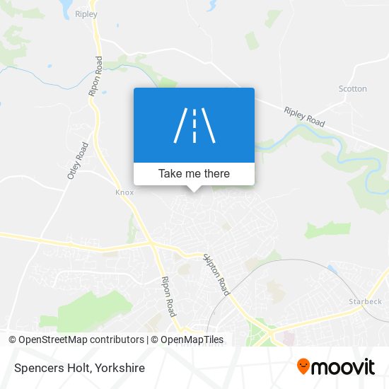 Spencers Holt map