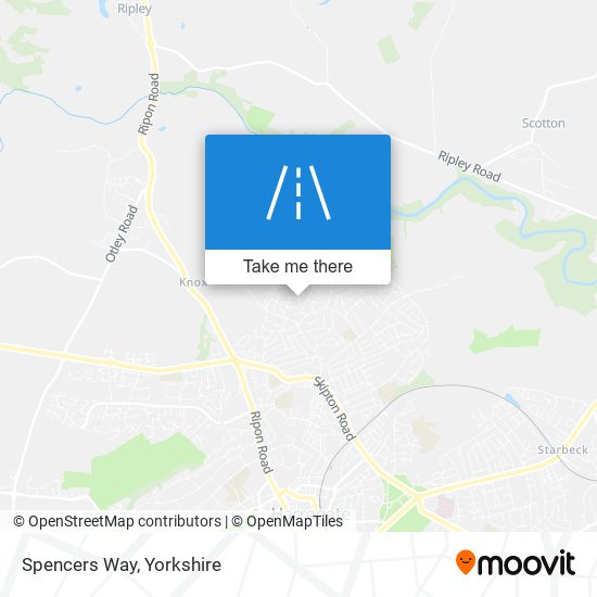 Spencers Way map