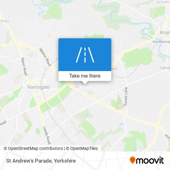 St Andrew's Parade map