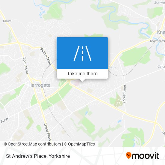 St Andrew's Place map