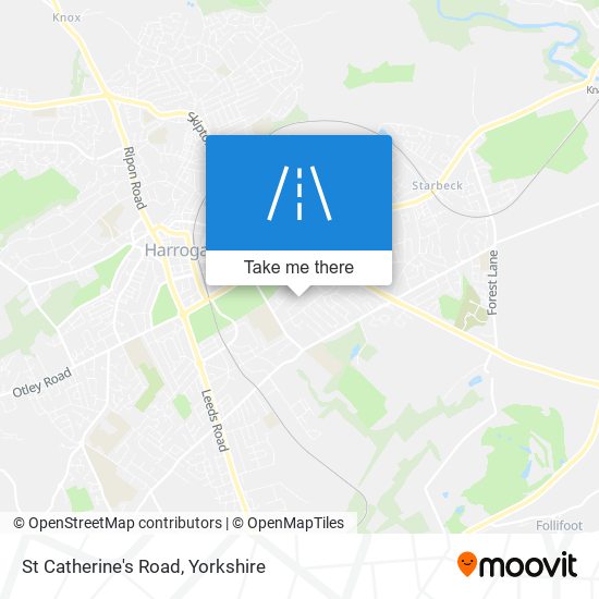 St Catherine's Road map