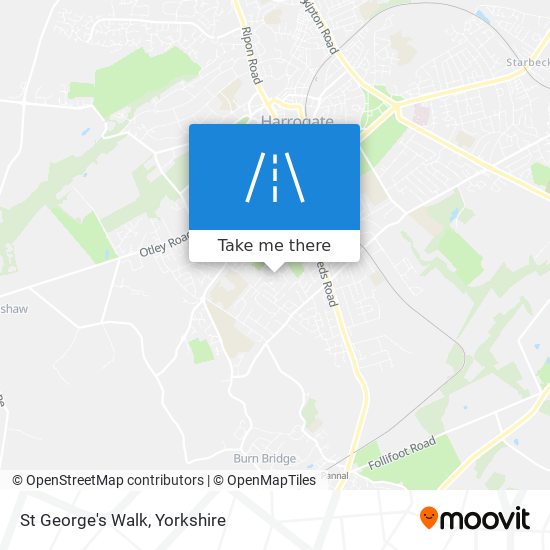 St George's Walk map