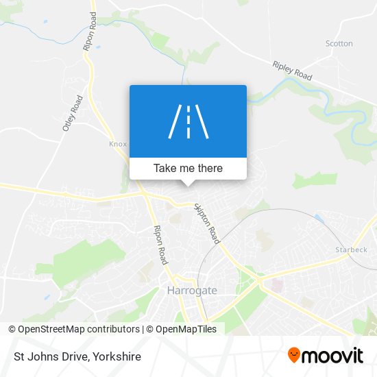 St Johns Drive map