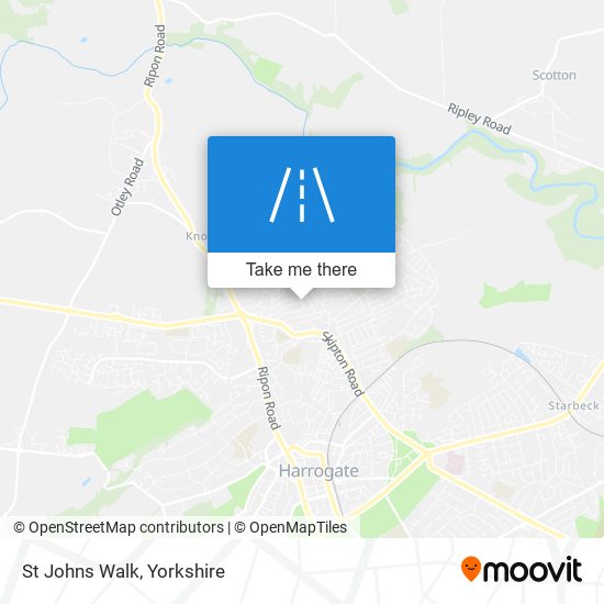 St Johns Walk map