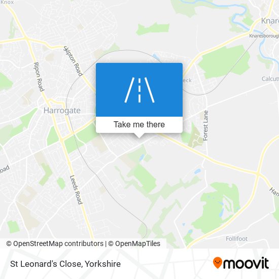 St Leonard's Close map