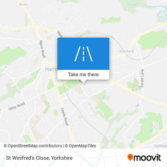 St Winifred's Close map