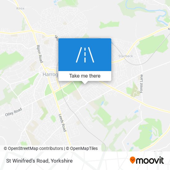 St Winifred's Road map