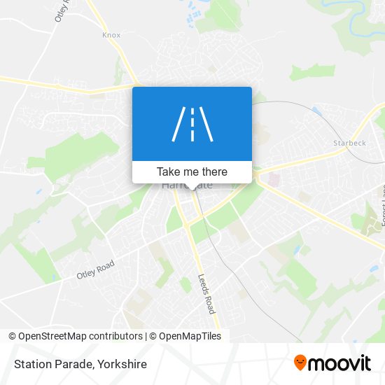 Station Parade map