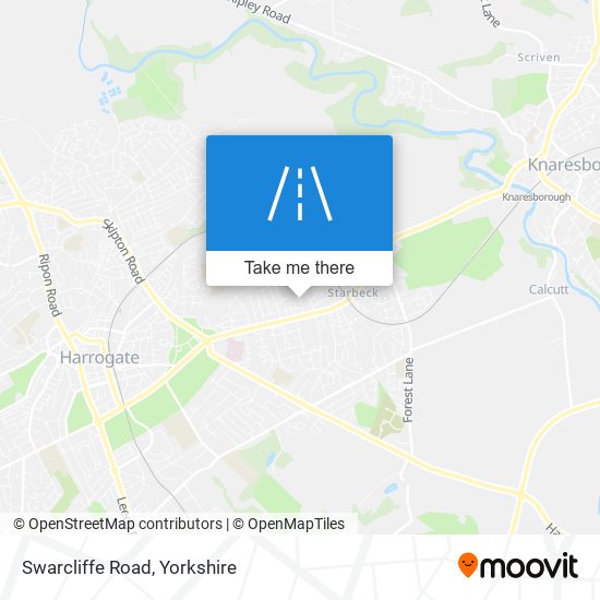 Swarcliffe Road map