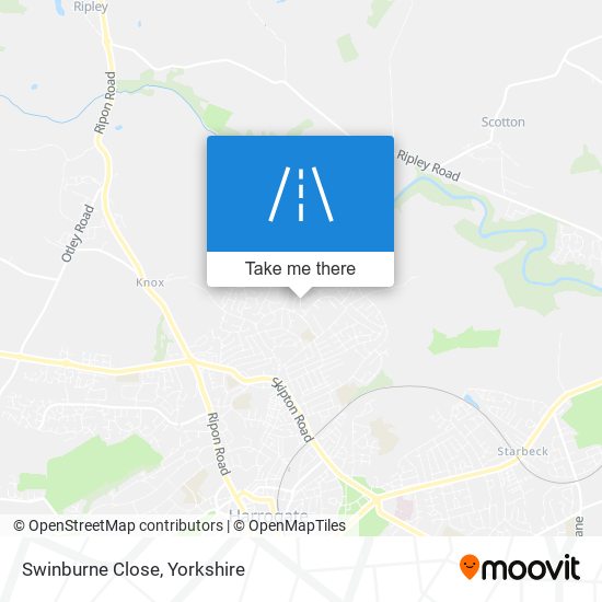 Swinburne Close map
