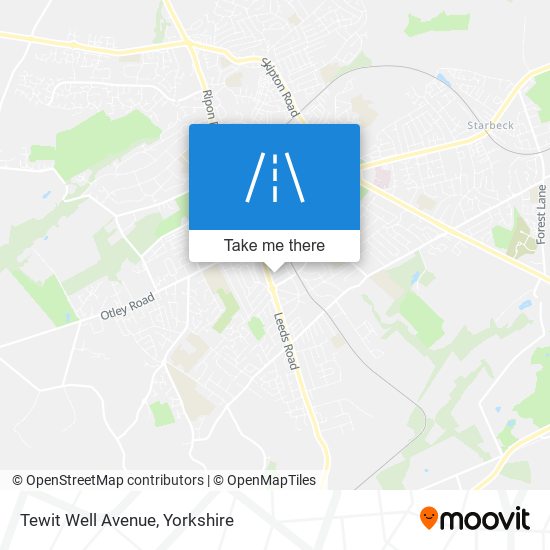 Tewit Well Avenue map