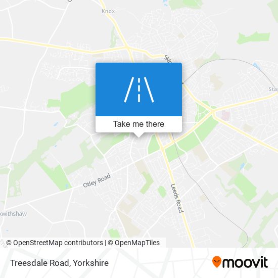 Treesdale Road map