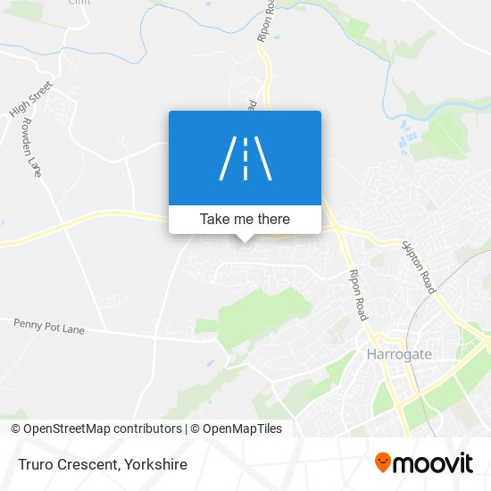 Truro Crescent map