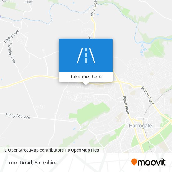 Truro Road map