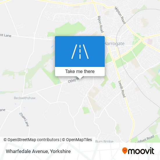 Wharfedale Avenue map