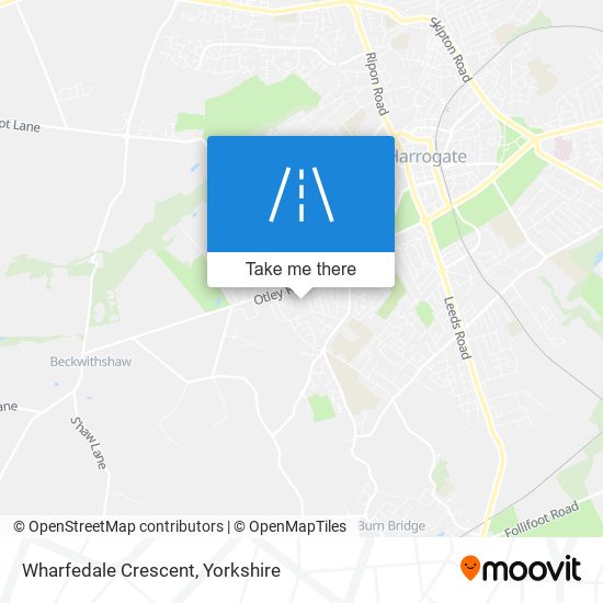 Wharfedale Crescent map