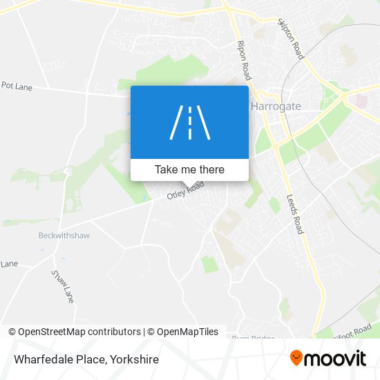 Wharfedale Place map